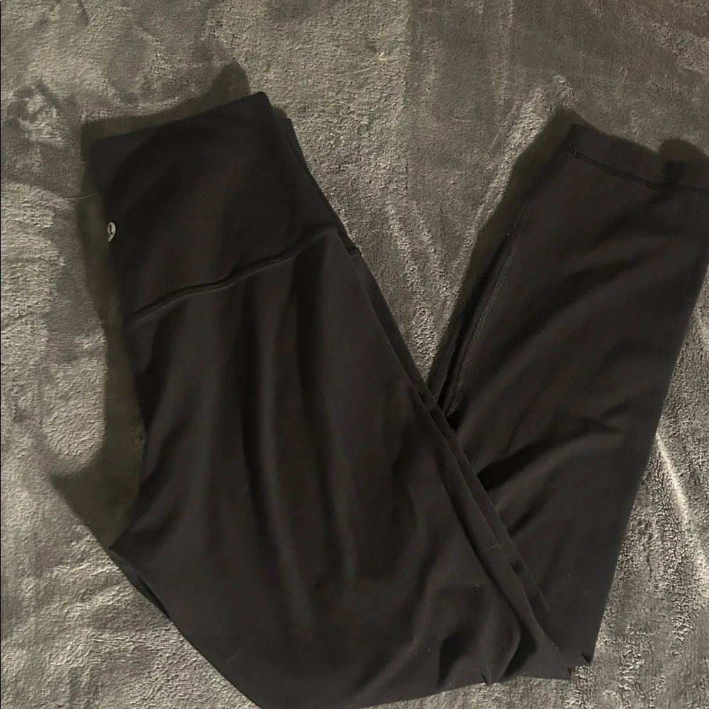 Lululemon Black High-Rise Capris/ Worn Once Like New